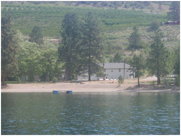 View from the lake.